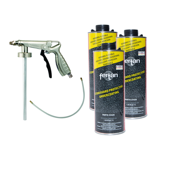 Stoneguard protective Undercoating Kit – Small - Black