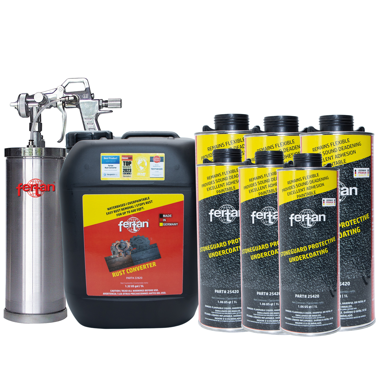 Underbody restoration kit Professional Black FERTAN LLC