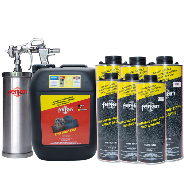 Underbody restoration kit – Professional - Black