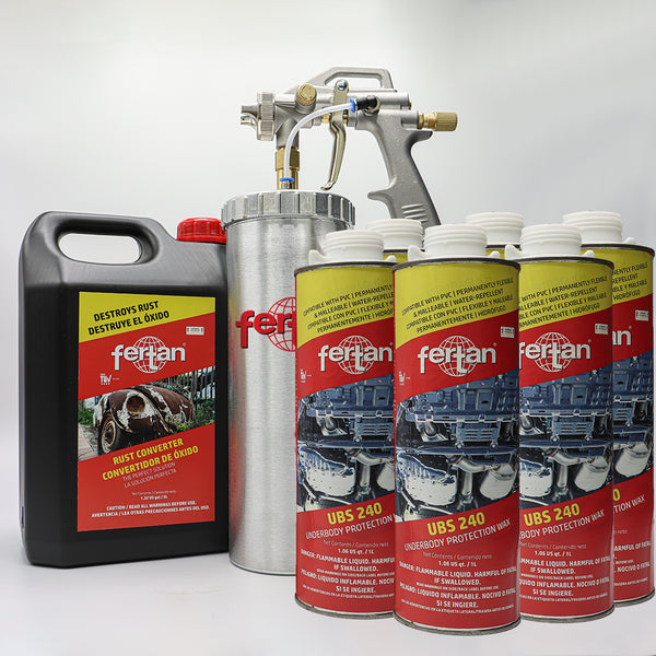 Underbody restoration kit – Professional - Wax Based Beige